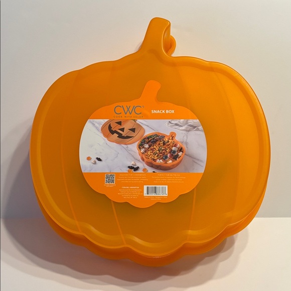 CWC Figural Pumpkin Halloween Snackle Box - Picture 8 of 12